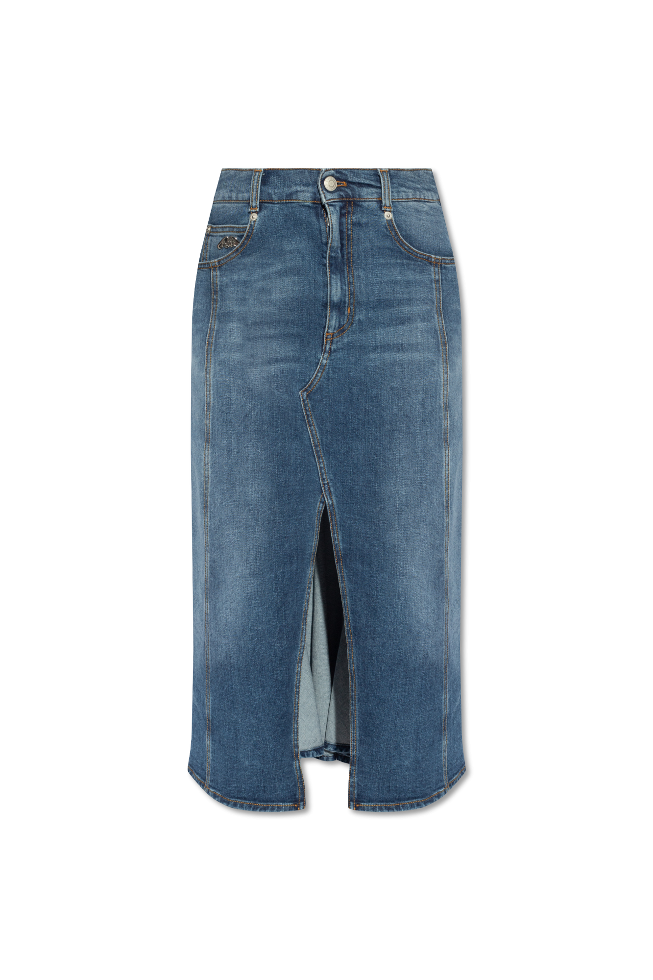 スカート ALEXANDER MCQUEEN Denim skirt Blue 780574QMACL Blue Denim skirt Alexander McQueen - SchaferandweinerShops